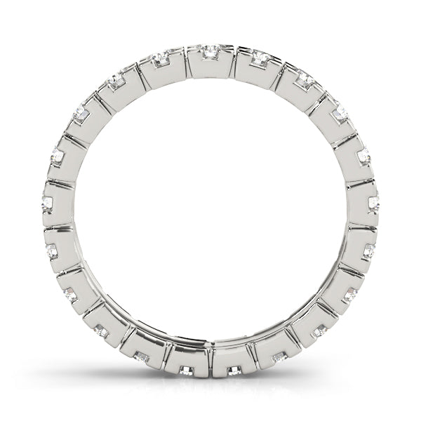 Diamond Full Eternity Ring in Gold & Platinum