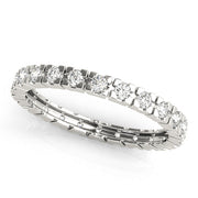 Diamond Full Eternity Ring in Gold & Platinum