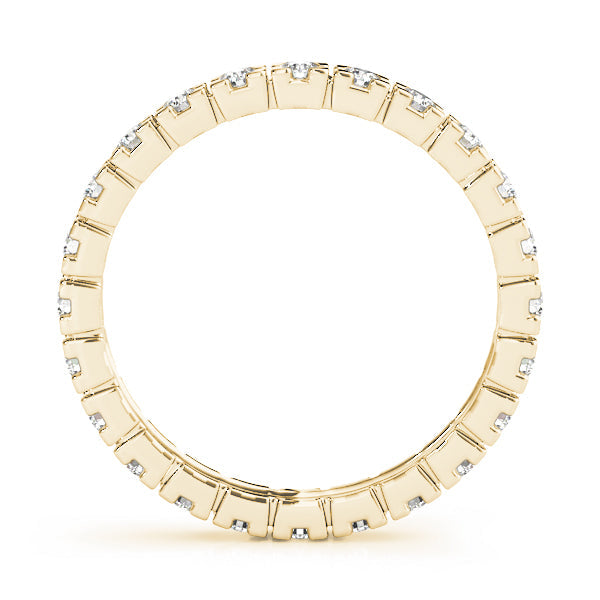Diamond Full Eternity Ring in Gold & Platinum