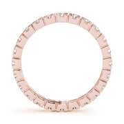Diamond Full Eternity Ring in Gold & Platinum