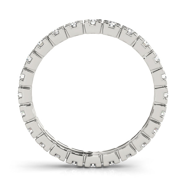 Diamond Full Eternity Ring in Gold & Platinum