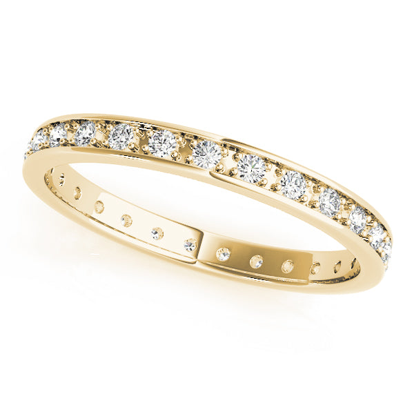 Diamond Full Eternity Ring in 10K/14K gold and platinum with certified lab-grown or natural diamonds