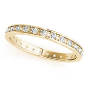Diamond Full Eternity Ring in 10K/14K gold and platinum with certified lab-grown or natural diamonds