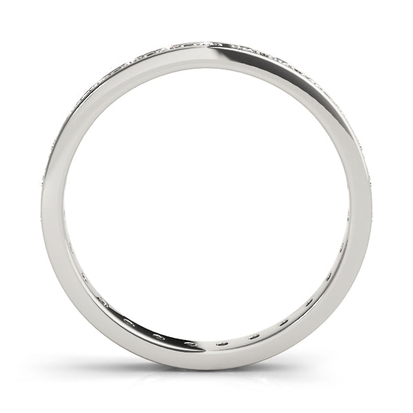 Diamond Full Eternity Ring in Gold & Platinum