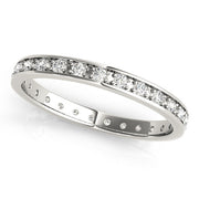 Diamond Full Eternity Ring in Gold & Platinum