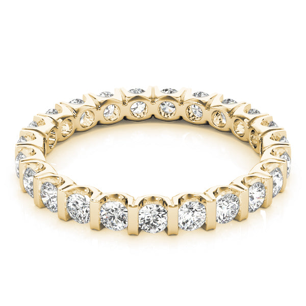 Diamond Full Eternity Ring in Gold & Platinum
