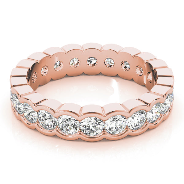 Diamond Full Eternity Ring in Gold & Platinum