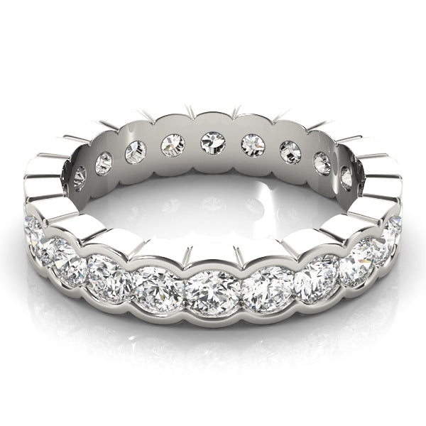 Diamond Full Eternity Ring in Gold & Platinum