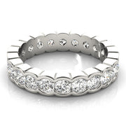 Diamond Full Eternity Ring in Gold & Platinum
