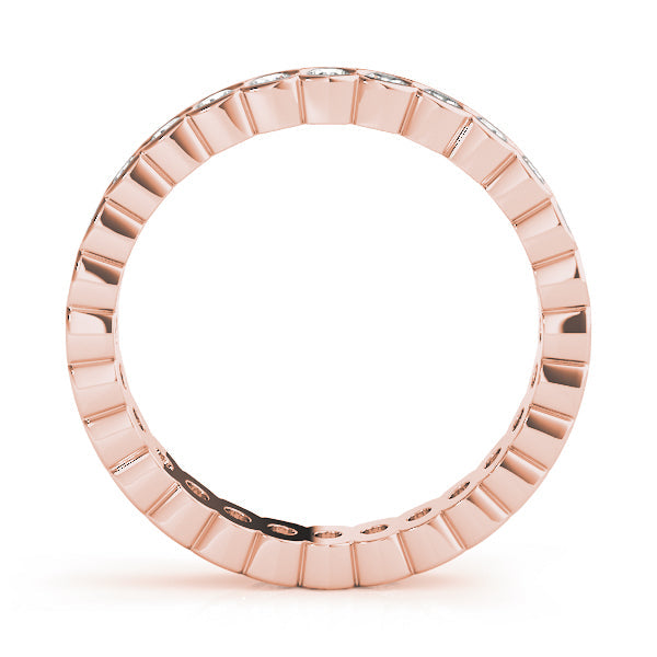 Diamond Full Eternity Ring in Gold & Platinum
