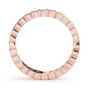 Diamond Full Eternity Ring in Gold & Platinum