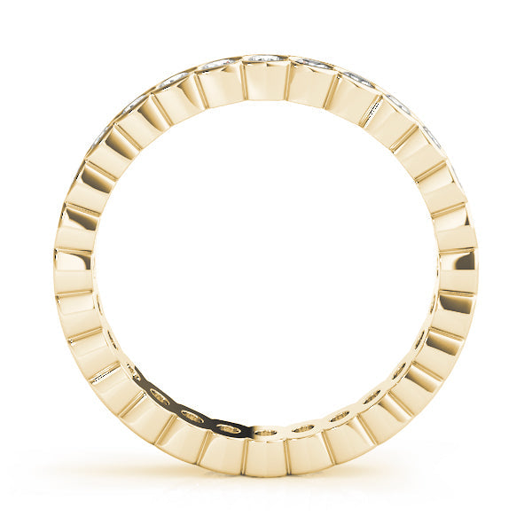 Diamond Full Eternity Ring in Gold & Platinum