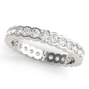 Diamond Full Eternity Ring in Gold & Platinum