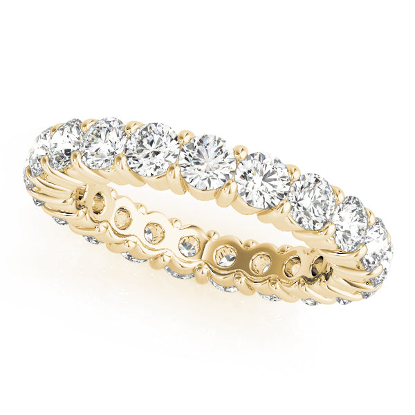 Diamond Full Eternity Ring in 10K/14K gold and platinum with certified lab-grown or natural diamonds