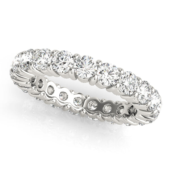 Diamond Full Eternity Ring in Gold & Platinum