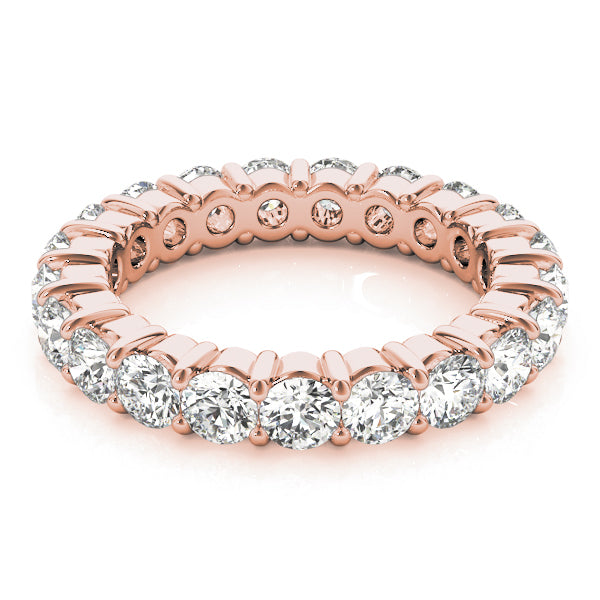 Diamond Full Eternity Ring in Gold & Platinum