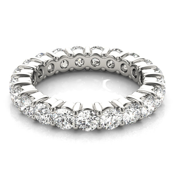 Diamond Full Eternity Ring in Gold & Platinum