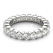 Diamond Full Eternity Ring in Gold & Platinum