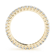 Prong Full Eternity Ring in Gold & Platinum