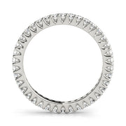 Prong Full Eternity Ring in Gold & Platinum
