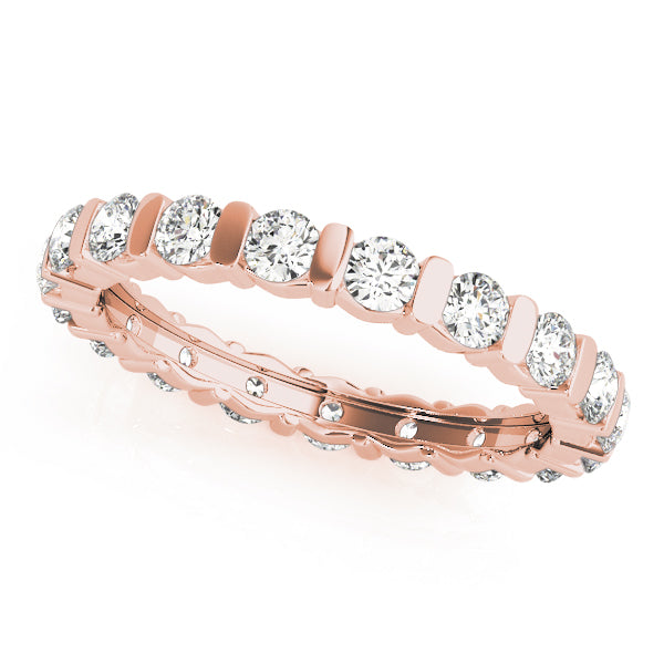 Diamond Full Eternity Ring in Gold & Platinum