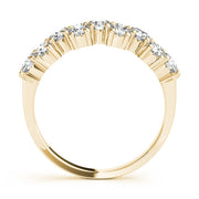 Diamond Half Eternity Ring in Gold & Platinum