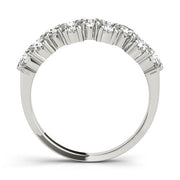 Diamond Half Eternity Ring in Gold & Platinum