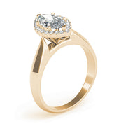 Celestial Solitaires Any Shape Marquise Diamond Engagement Ring in 10K/14K gold and platinum with certified lab-grown or natural diamonds