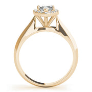 Celestial Solitaires Any Shape Marquise Diamond Engagement Ring in 10K/14K gold and platinum with certified lab-grown or natural diamonds