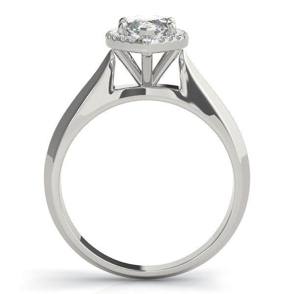 Celestial Solitaires Any Shape Marquise Diamond Engagement Ring in 10K/14K gold and platinum with certified lab-grown or natural diamonds