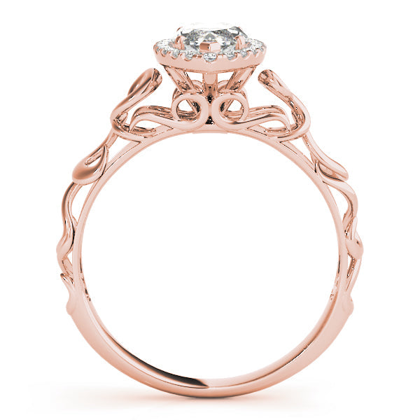 Devoted Solitaires Any Shape Marquise Diamond Engagement Ring in 10K/14K gold and platinum with certified lab-grown or natural diamonds