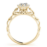 Devoted Solitaires Any Shape Marquise Diamond Engagement Ring in 10K/14K gold and platinum with certified lab-grown or natural diamonds