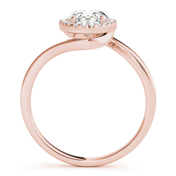 Cherished Sidestone Oval Diamond Engagement Ring in 10K/14K gold and platinum with certified lab-grown or natural diamonds