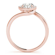 Cherished Sidestone Oval Diamond Engagement Ring in 10K/14K gold and platinum with certified lab-grown or natural diamonds