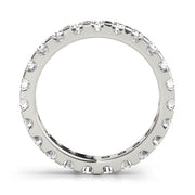 Shared-Prong Full Eternity Ring in Gold & Platinum