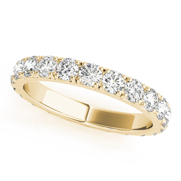 French-Cut Full Eternity Ring in 10K/14K gold and platinum with certified lab-grown or natural diamonds