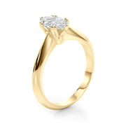 Radiant Double Prong Engagement Ring Marquise Diamond Engagement Ring in 10K/14K gold and platinum with certified lab-grown or natural diamonds
