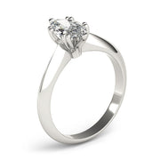 Radiant Double Prong Engagement Ring Marquise Diamond Engagement Ring in 10K/14K gold and platinum with certified lab-grown or natural diamonds