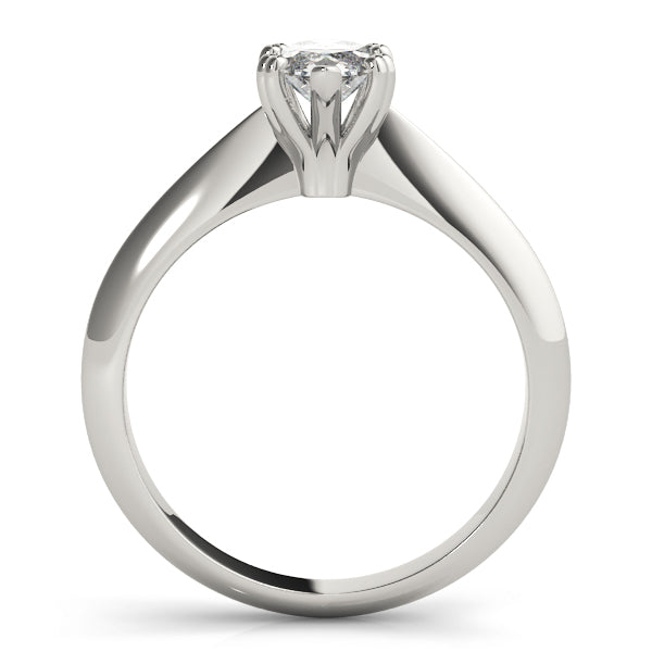 Radiant Double Prong Engagement Ring Marquise Diamond Engagement Ring in 10K/14K gold and platinum with certified lab-grown or natural diamonds