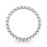 U-Prong Full Eternity Ring in Gold & Platinum