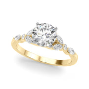 Devoted Engagement Ring Marquise Diamond Engagement Ring in 10K/14K gold and platinum with certified lab-grown or natural diamonds