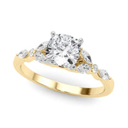 Devoted Engagement Ring Marquise Diamond Engagement Ring in 10K/14K gold and platinum with certified lab-grown or natural diamonds