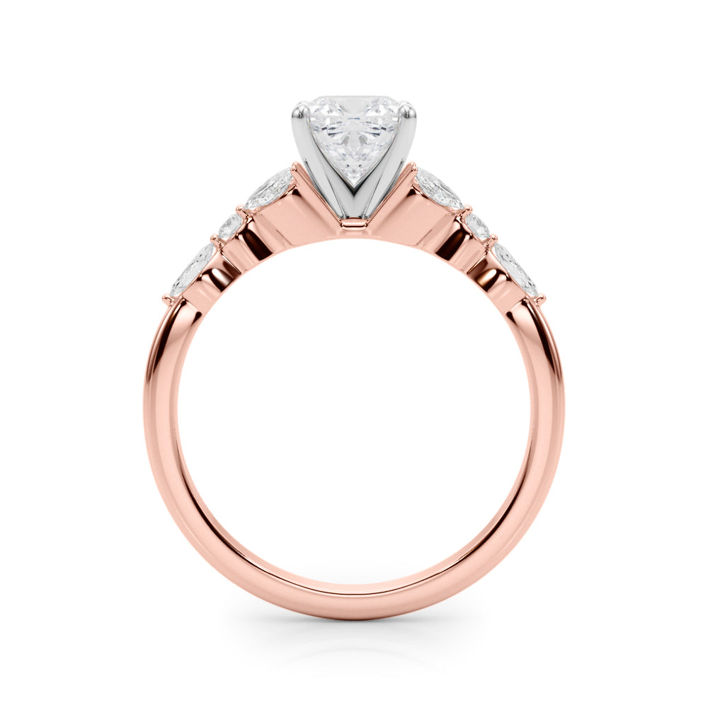 Devoted Engagement Ring Marquise Diamond Engagement Ring in 10K/14K gold and platinum with certified lab-grown or natural diamonds