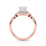Devoted Engagement Ring Marquise Diamond Engagement Ring in 10K/14K gold and platinum with certified lab-grown or natural diamonds