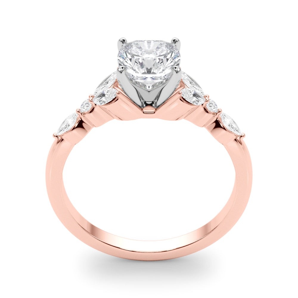 Devoted Engagement Ring Marquise Diamond Engagement Ring in 10K/14K gold and platinum with certified lab-grown or natural diamonds