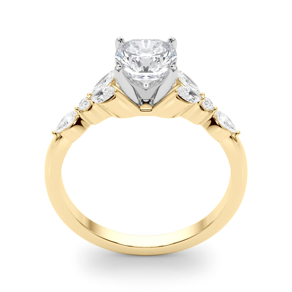 Devoted Engagement Ring Marquise Diamond Engagement Ring in 10K/14K gold and platinum with certified lab-grown or natural diamonds