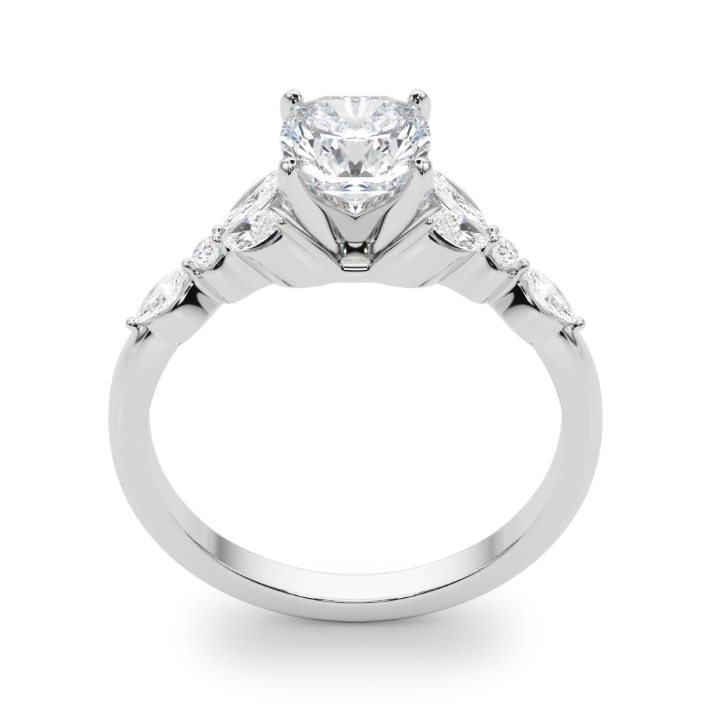 Devoted Engagement Ring Marquise Diamond Engagement Ring in 10K/14K gold and platinum with certified lab-grown or natural diamonds