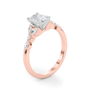 Devoted Engagement Ring Marquise Diamond Engagement Ring in 10K/14K gold and platinum with certified lab-grown or natural diamonds