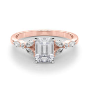 Devoted Engagement Ring Marquise Diamond Engagement Ring in 10K/14K gold and platinum with certified lab-grown or natural diamonds