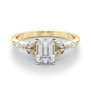 Devoted Engagement Ring Marquise Diamond Engagement Ring in 10K/14K gold and platinum with certified lab-grown or natural diamonds